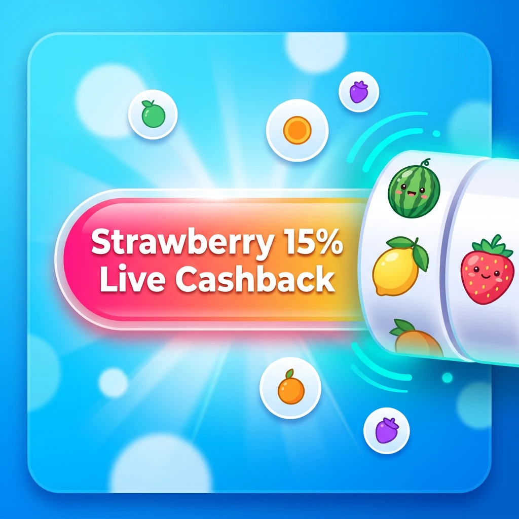 Strawberry 15% Live Cashback
